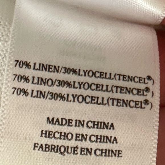 Rails Luna Metallic Palm Tree Linen-Blend Graphic T-Shirt Size Large - Picture 9 of 9